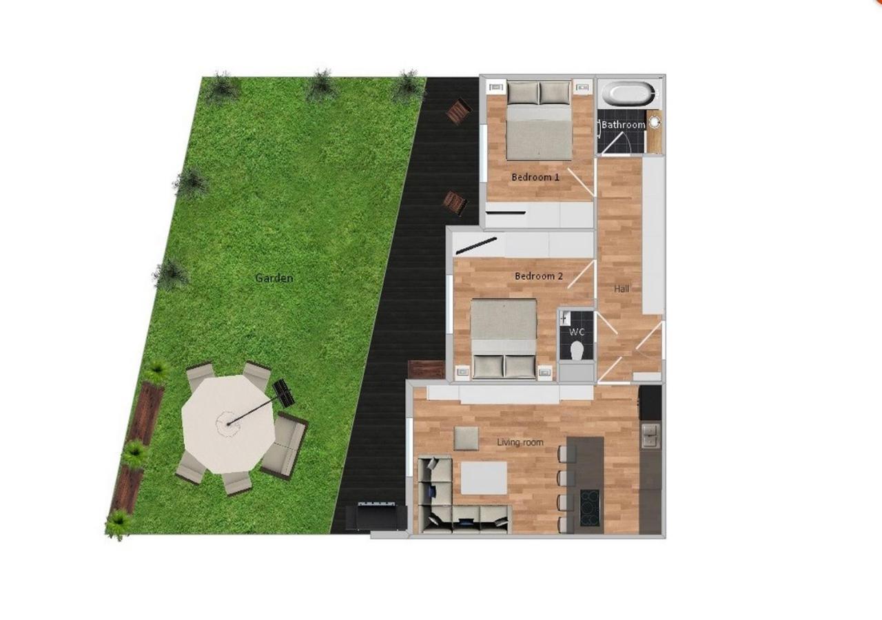 Krejcarek Garden Apartment Praga Exterior foto